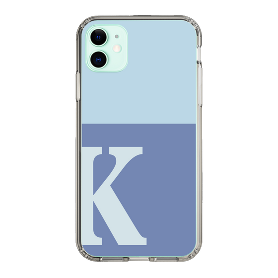Slim Protection Case［ Original - initial two tone - K blue ］