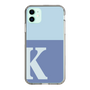 Slim Protection Case［ Original - initial two tone - K blue ］