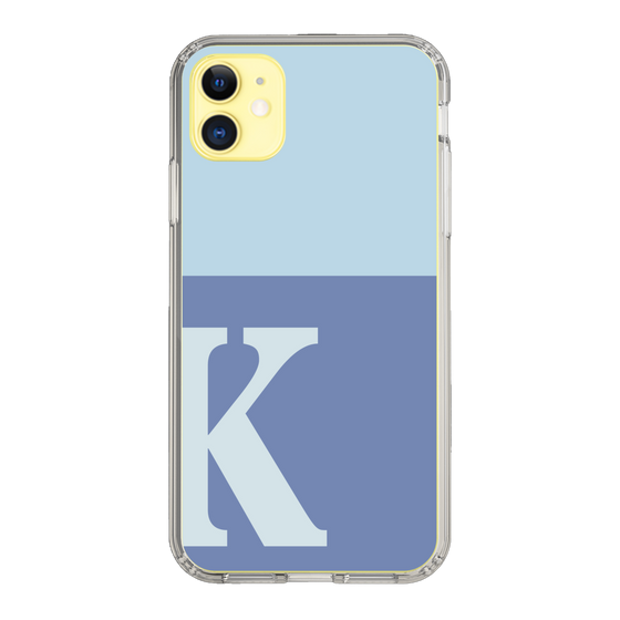 Slim Protection Case［ Original - initial two tone - K blue ］