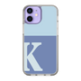Slim Protection Case［ Original - initial two tone - K blue ］