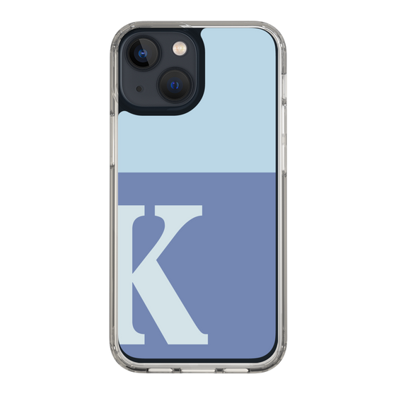 Slim Protection Case［ Original - initial two tone - K blue ］