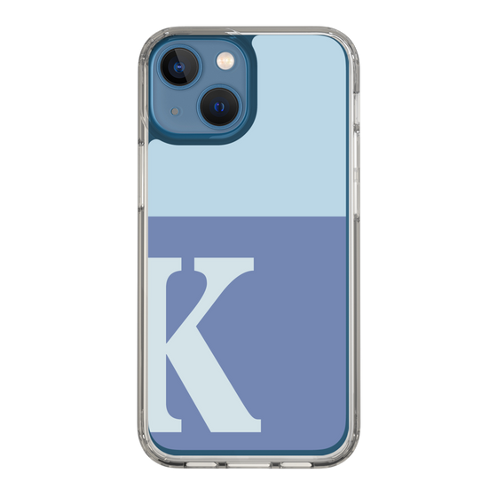 Slim Protection Case［ Original - initial two tone - K blue ］