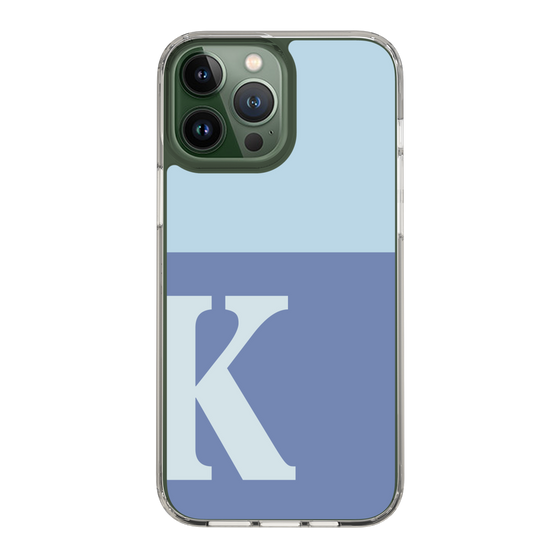 Slim Protection Case［ Original - initial two tone - K blue ］