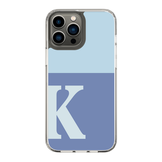 Slim Protection Case［ Original - initial two tone - K blue ］