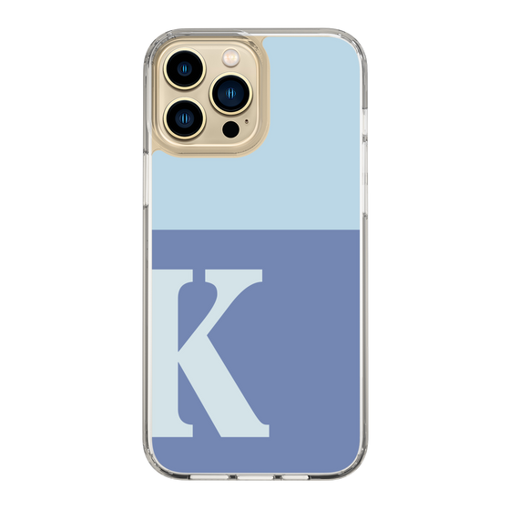 Slim Protection Case［ Original - initial two tone - K blue ］