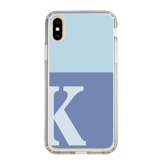 Slim Protection Case［ Original - initial two tone - K blue ］
