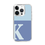 Slim Protection Case［ Original - initial two tone - K blue ］