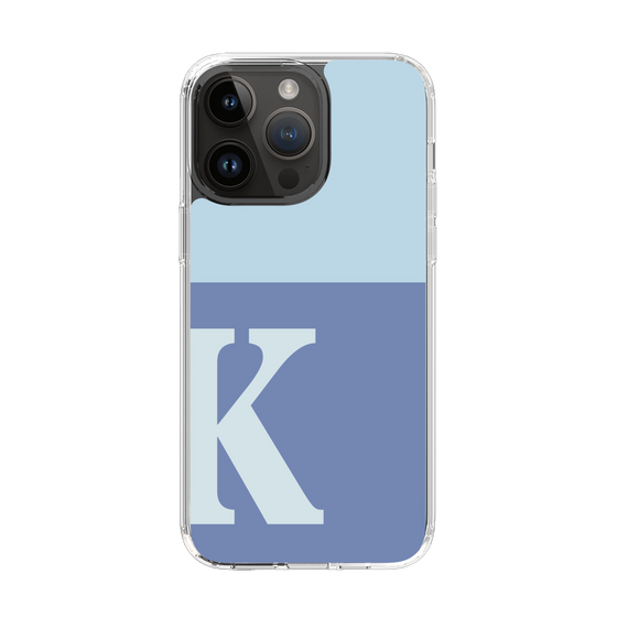 Slim Protection Case［ Original - initial two tone - K blue ］