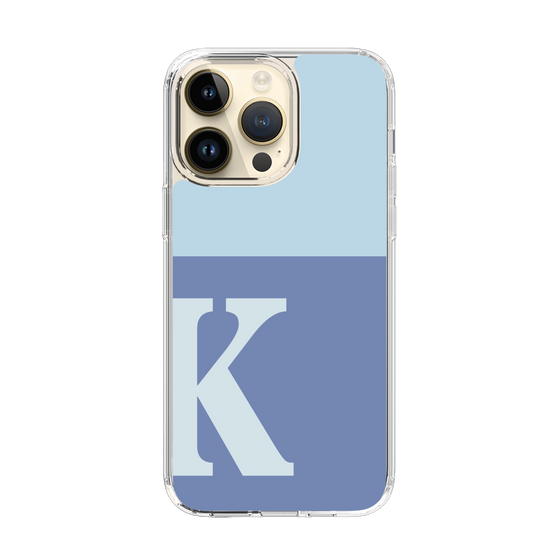 Slim Protection Case［ Original - initial two tone - K blue ］