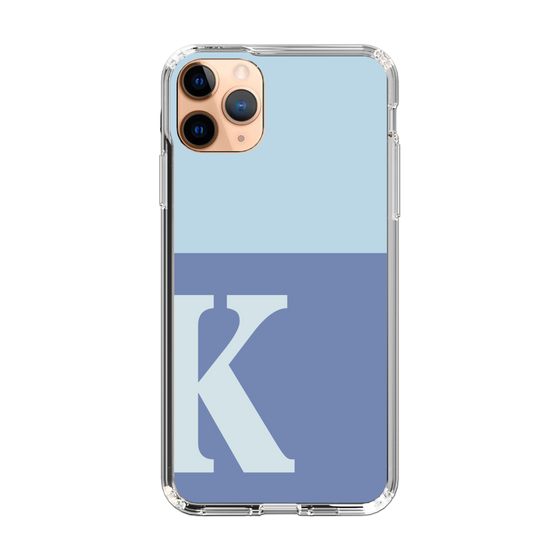 Slim Protection Case［ Original - initial two tone - K blue ］