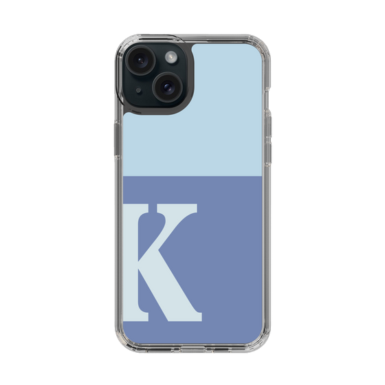 Slim Protection Case［ Original - initial two tone - K blue ］