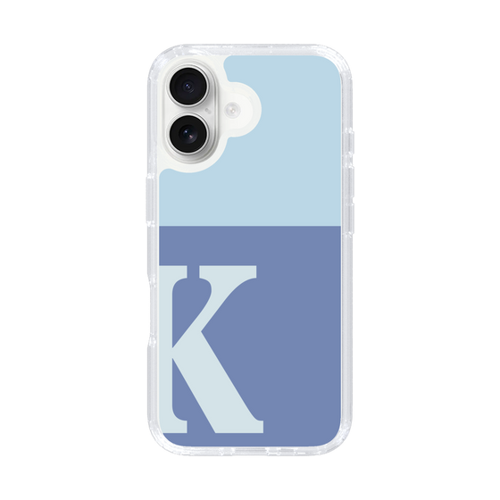 Slim Protection Case［ オリジナル - initial two tone - K blue ］