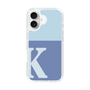 Slim Protection Case［ オリジナル - initial two tone - K blue ］