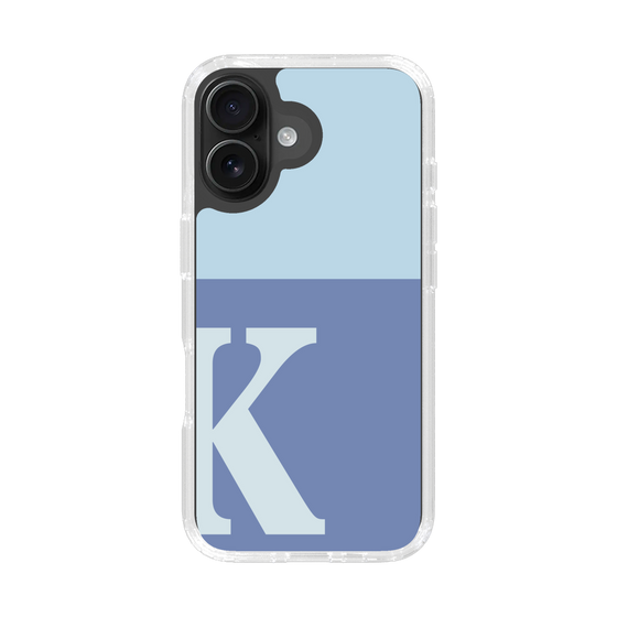 Slim Protection Case［ オリジナル - initial two tone - K blue ］