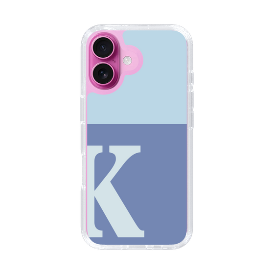 Slim Protection Case［ オリジナル - initial two tone - K blue ］
