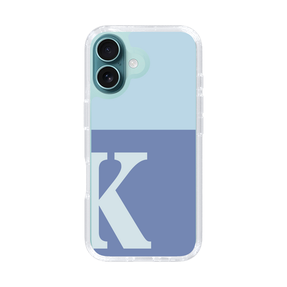 Slim Protection Case［ オリジナル - initial two tone - K blue ］