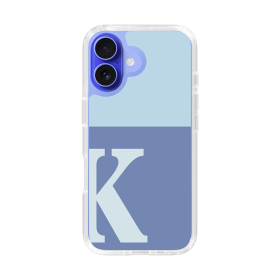 Slim Protection Case［ オリジナル - initial two tone - K blue ］