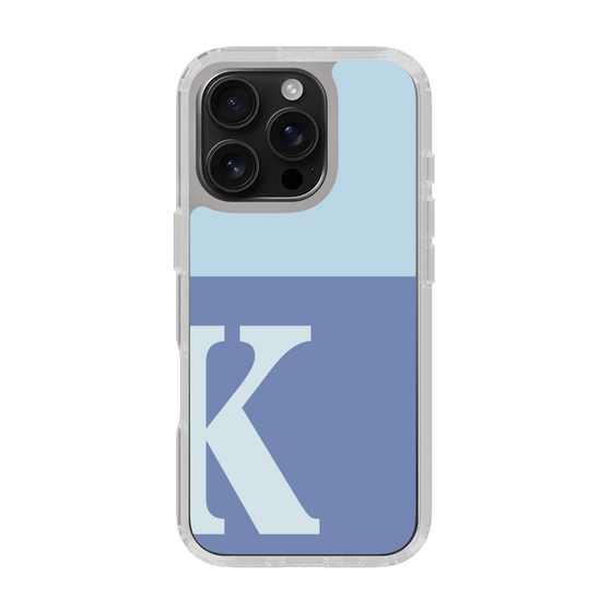 Slim Protection Case［ オリジナル - initial two tone - K blue ］