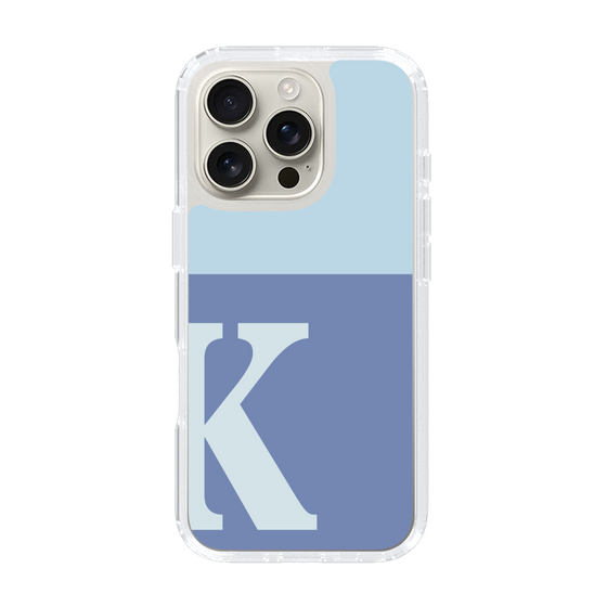 Slim Protection Case［ オリジナル - initial two tone - K blue ］