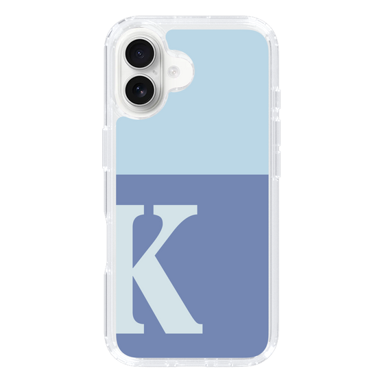 Slim Protection Case［ オリジナル - initial two tone - K blue ］