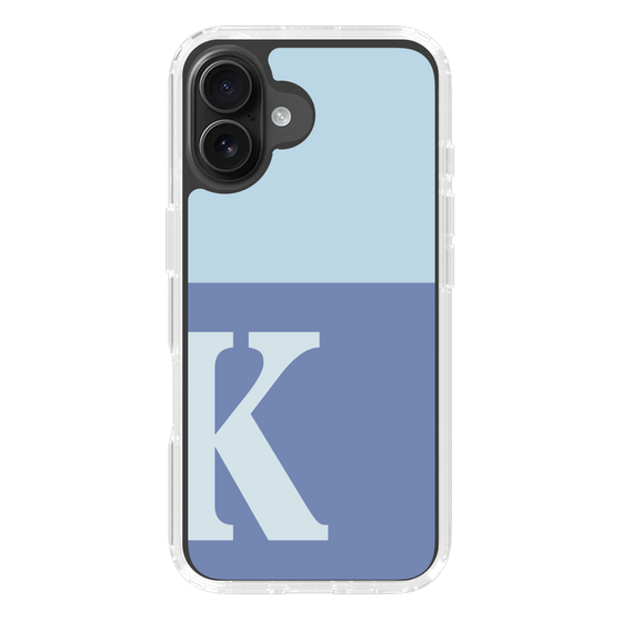Slim Protection Case［ オリジナル - initial two tone - K blue ］