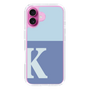 Slim Protection Case［ オリジナル - initial two tone - K blue ］