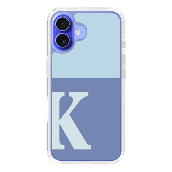 Slim Protection Case［ オリジナル - initial two tone - K blue ］