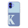 Slim Protection Case［ オリジナル - initial two tone - K blue ］