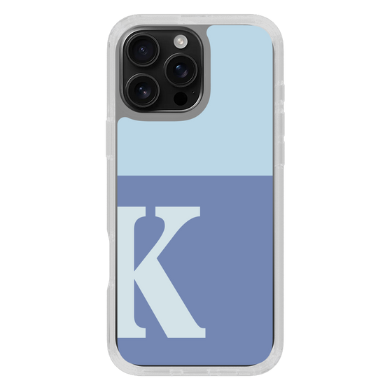 Slim Protection Case［ オリジナル - initial two tone - K blue ］