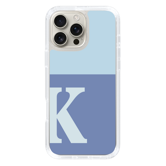 Slim Protection Case［ オリジナル - initial two tone - K blue ］
