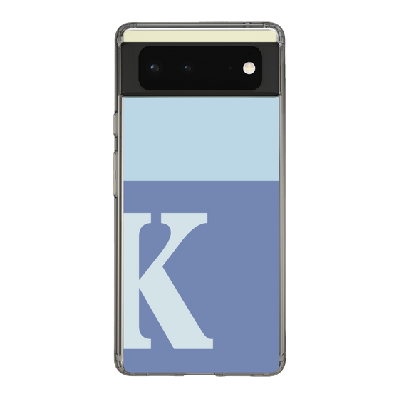 Slim Protection Case［ Original - initial two tone - K blue ］