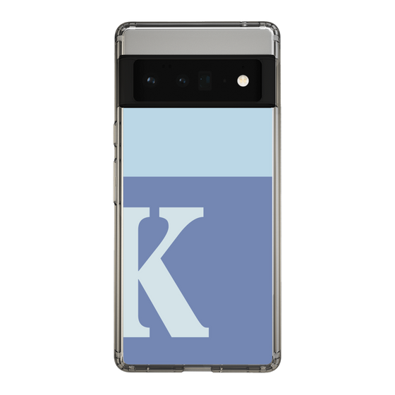 Slim Protection Case［ Original - initial two tone - K blue ］