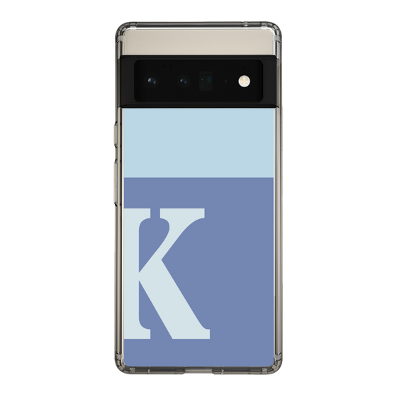 Slim Protection Case［ Original - initial two tone - K blue ］