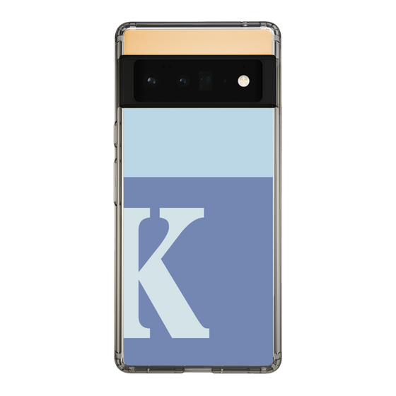 Slim Protection Case［ Original - initial two tone - K blue ］