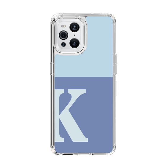Slim Protection Case［ Original - initial two tone - K blue ］