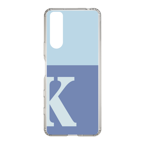 Slim Protection Case［ Original - initial two tone - K blue ］