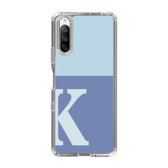 Slim Protection Case［ Original - initial two tone - K blue ］
