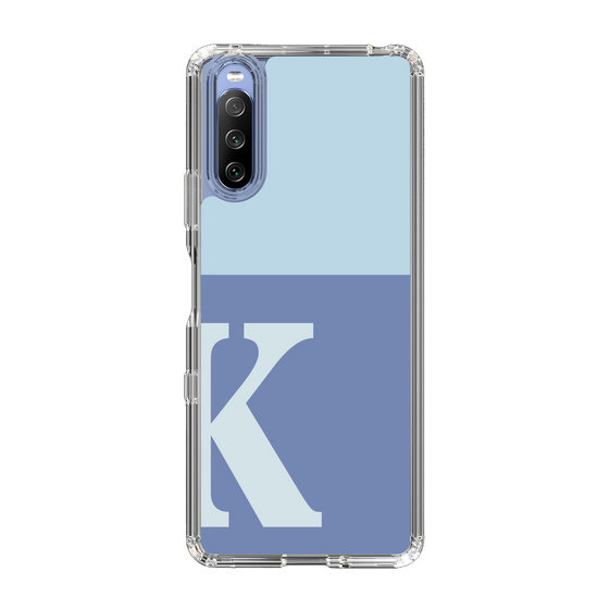 Slim Protection Case［ Original - initial two tone - K blue ］
