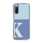 Slim Protection Case［ Original - initial two tone - K blue ］