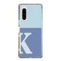Slim Protection Case［ Original - initial two tone - K blue ］