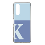Slim Protection Case［ Original - initial two tone - K blue ］