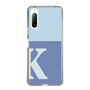 Slim Protection Case［ Original - initial two tone - K blue ］