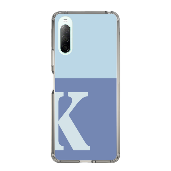 Slim Protection Case［ Original - initial two tone - K blue ］