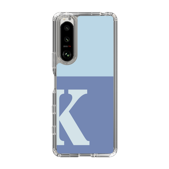 Slim Protection Case［ Original - initial two tone - K blue ］