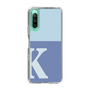 Slim Protection Case［ Original - initial two tone - K blue ］
