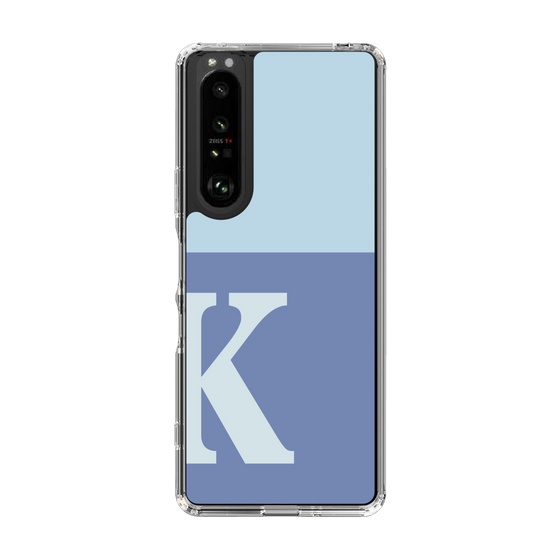 Slim Protection Case［ Original - initial two tone - K blue ］