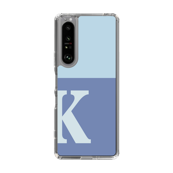Slim Protection Case［ Original - initial two tone - K blue ］