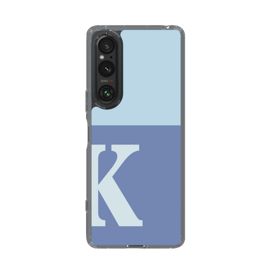 Slim Protection Case［ Original - initial two tone - K blue ］