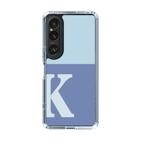 Slim Protection Case［ Original - initial two tone - K blue ］