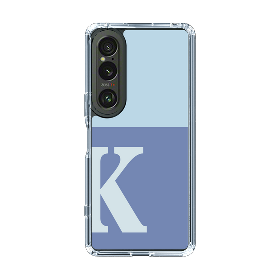 Slim Protection Case［ Original - initial two tone - K blue ］